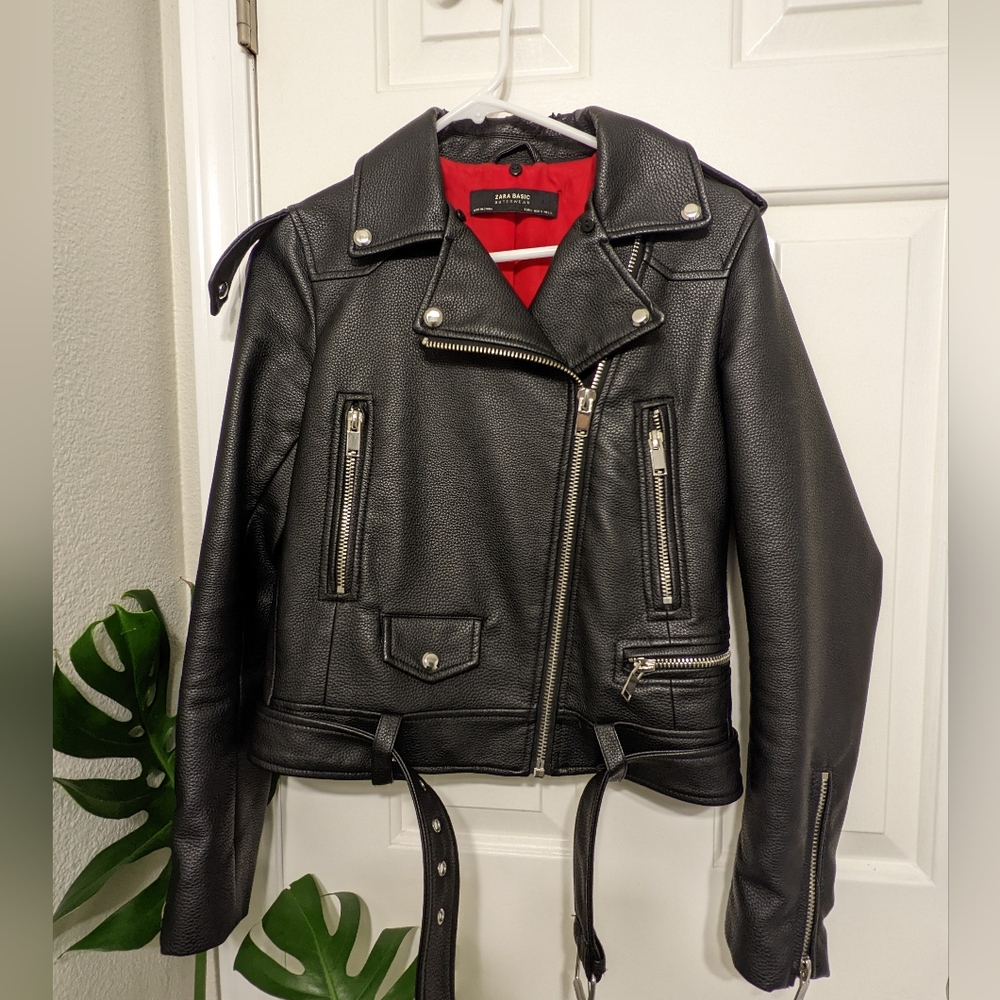 Zara Faux Leather Jacket